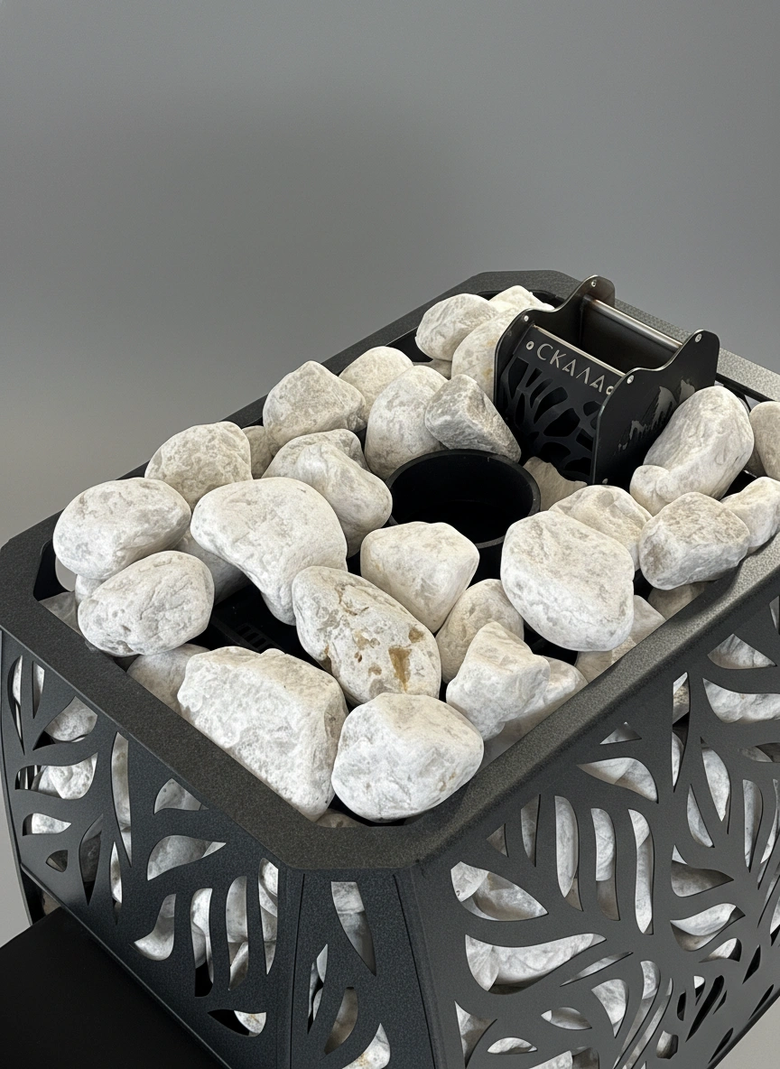 Печь для финской сауны Скала 12Т стекло - Теплодар