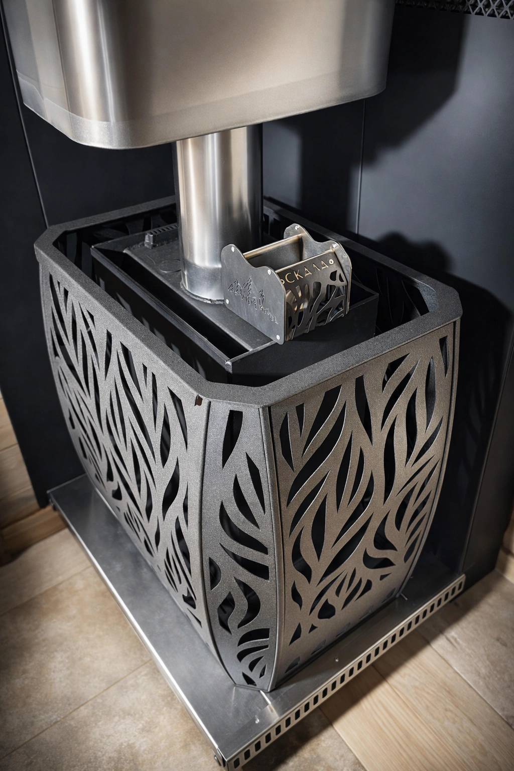 Печь для финской сауны Скала 12Т стекло - Теплодар